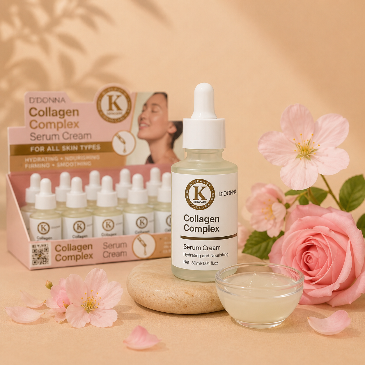 Sérum Crème Collagène K-Beauty D’DONNA ✨
