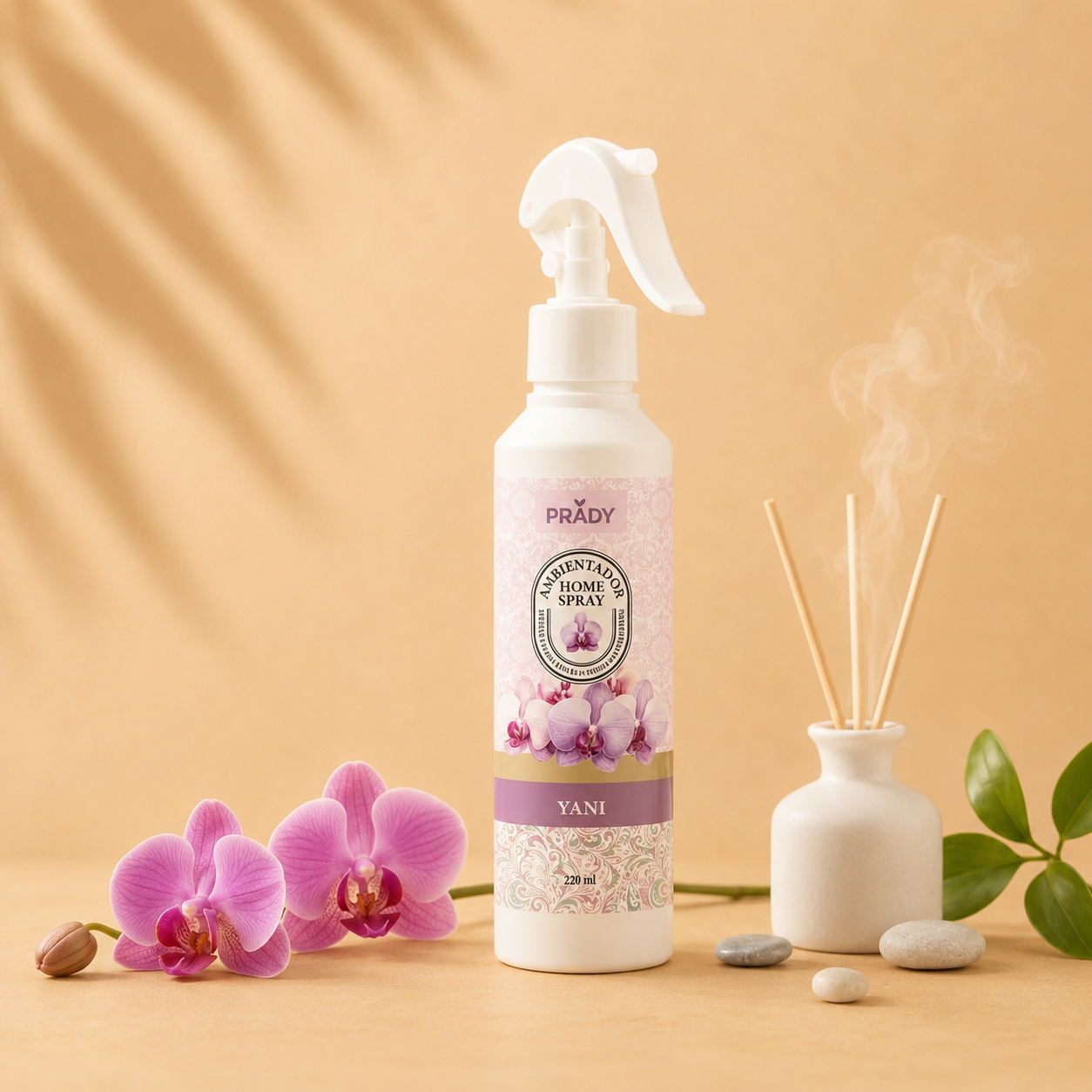 Spray d’Ambiance Yani Yara – Maison, Tissus & Voiture – 220 ml 🌸