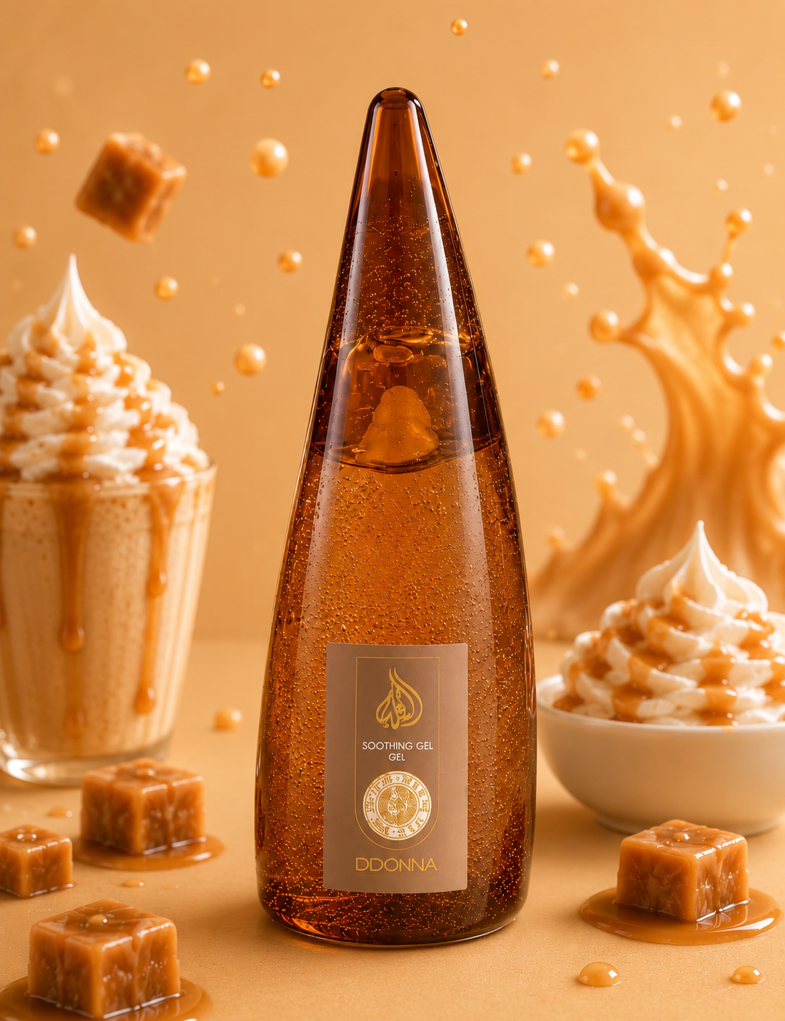 Gel Hydratant Gourmand D’Donna XXL – 260 ml 🍮
