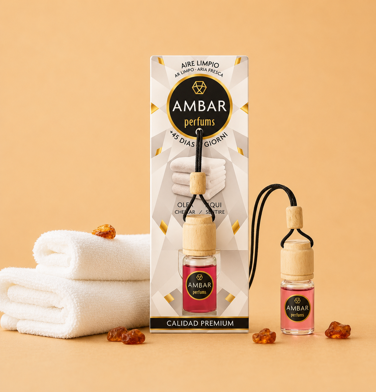 Désodorisant Voiture Air Pur – AMBAR Parfums 🚗